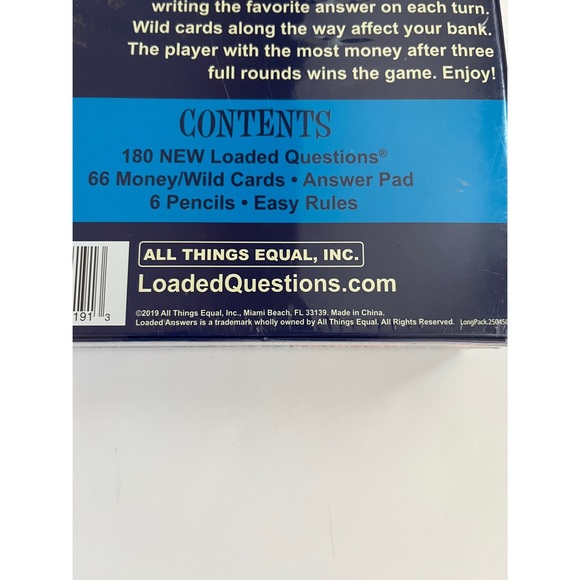 Loaded Answers Board Game The Game Where Funny Meets Money - Picture 3 of 3